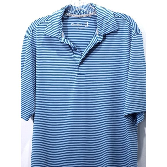 Walter Hagen Golf Shirt Blue Striped Small - Picture 8 of 10